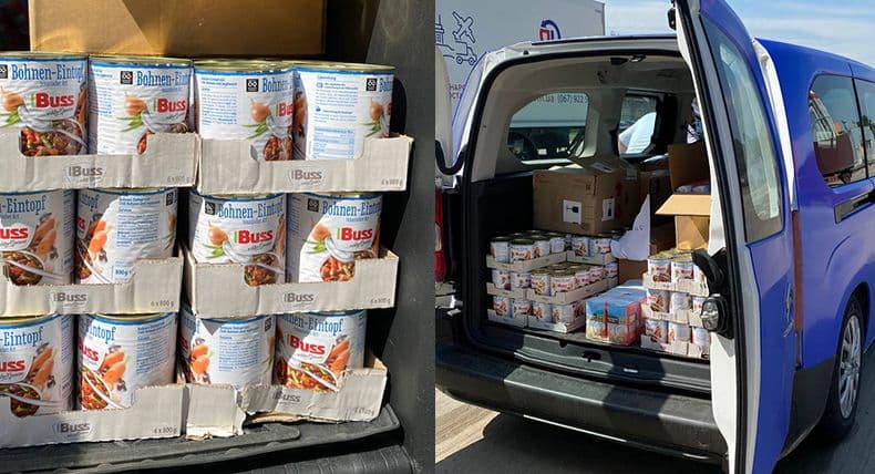 Pomoc humanitarna od fundacji „Ukraina! Jestem dla Ciebie!”
