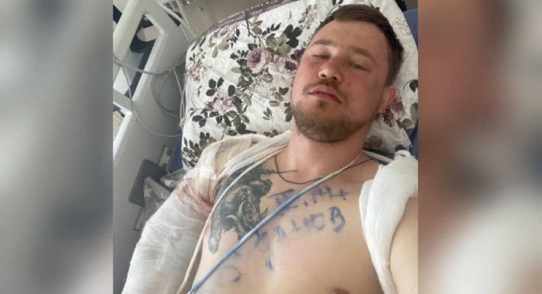 Cyborg Eliasz Bogdanow został ranny w Irpień