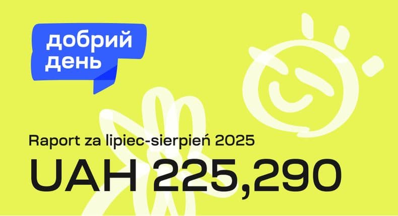 Inicjatywa charytatywna FFU „Dobry dzień” zebrała 225,290 hrywien na rzecz wsparcia Ukraińców, dotkniętych wojną.
