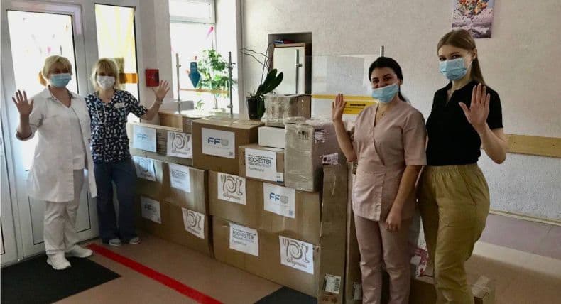 Leki i sprzęt medyczny dla szpitala w Charkowie