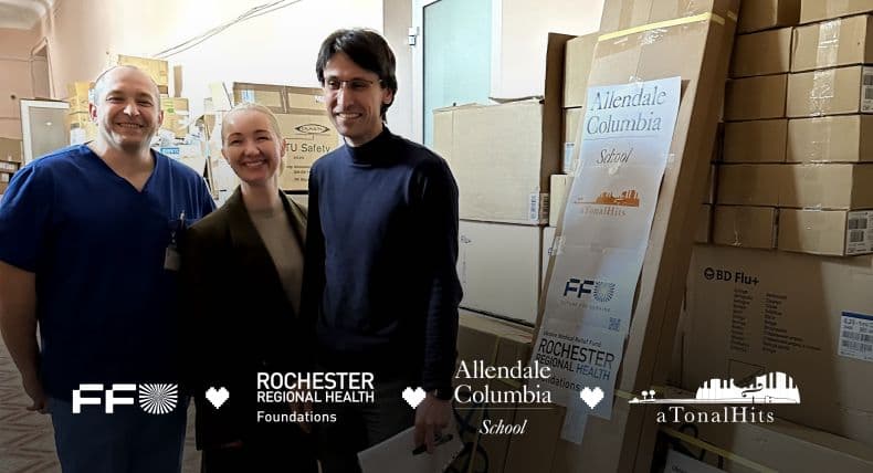 Przekazaliśmy łóżka dla rannych żołnierzy