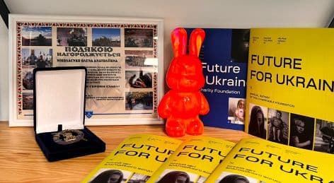 Fundacja Future for Ukraine uzyskała nagrodę od 101-ej brygady ochrony Sztabu Generalnego