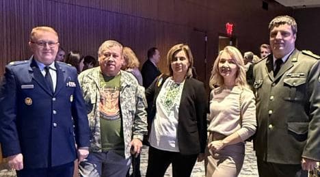 34 rocznica Sił Zbrojnych Ukrainy w Waszyngtonie: prezeska FFU w Stanach Zjednoczonych Ołena Nikołajenko odwiedziła uroczystość w Międzynarodowym Muzeum Szpiegostwa