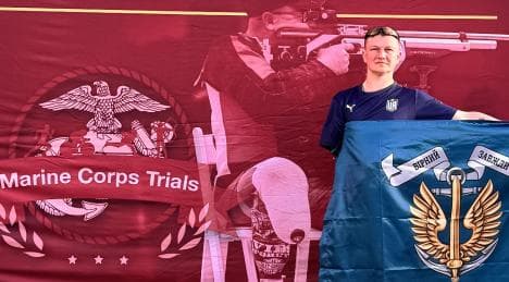 Uczestnik programu protetycznego i nowy członek zespołu FFU, Oleksij Dernow, na międzynarodowych mistrzostwach sportowych weteranów w Stanach Zjednoczonych