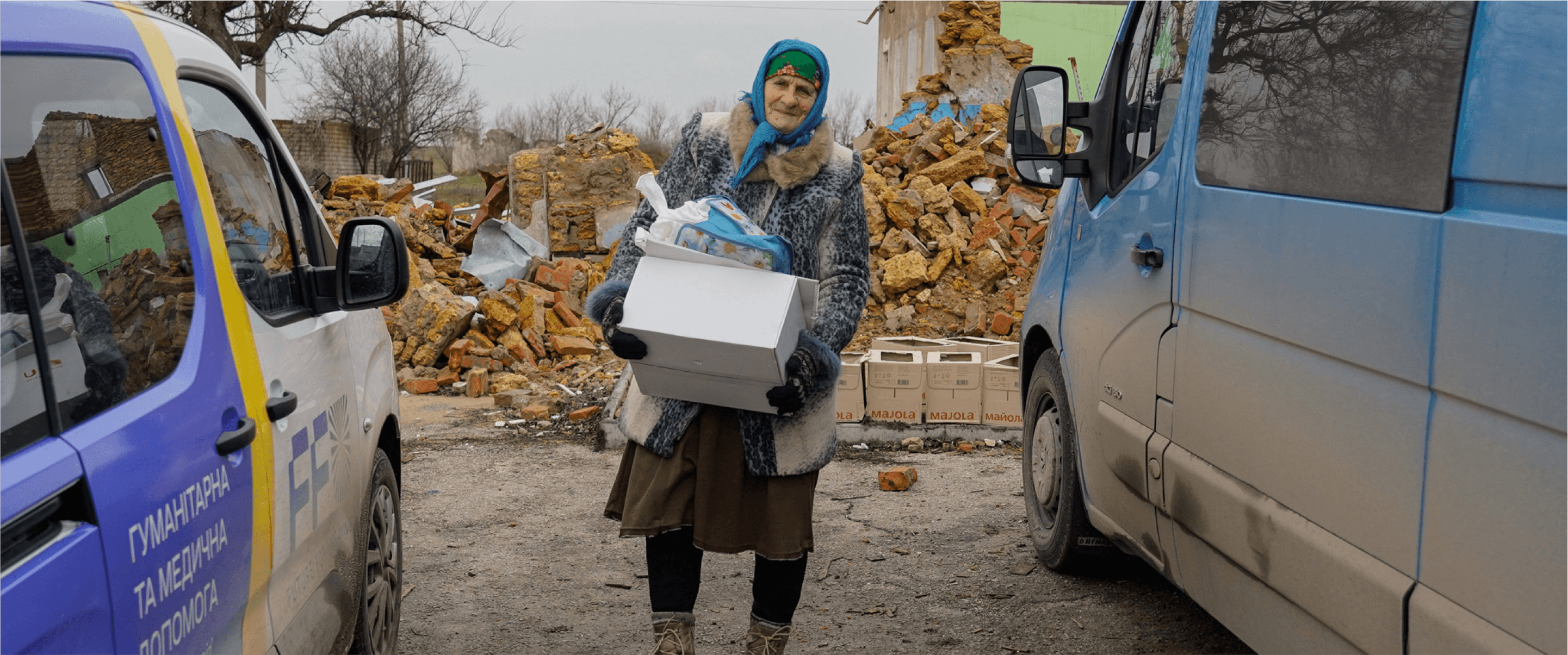 Misja humanitarna do obwodu chersońskiego 22-23 lutego