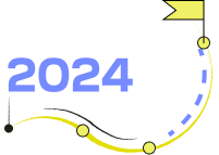 2024: ścieżka z flagą na mecie