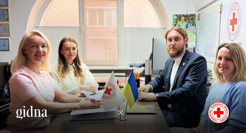 Zespół projektu GIDNA podpisał Memorandum o współpracy z Ukraińskim Czerwonym Krzyżem w obwodzie mikołajowskim
